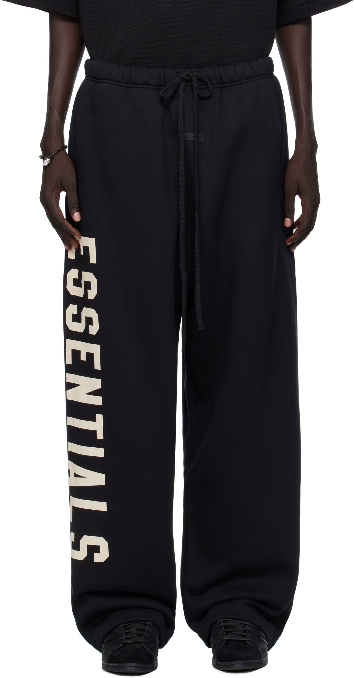 Спортни панталони Fear of God ESSENTIALS Lounge Fleece Sweatpants Черно | 130SP254320F, 0