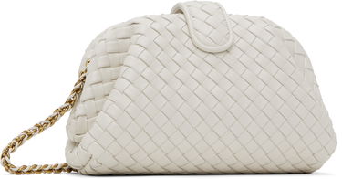 Дамска чанта Bottega Veneta Mini Chain Intrecciato Leather Shoulder Bag Кафяво | 804038 V4P61, 2