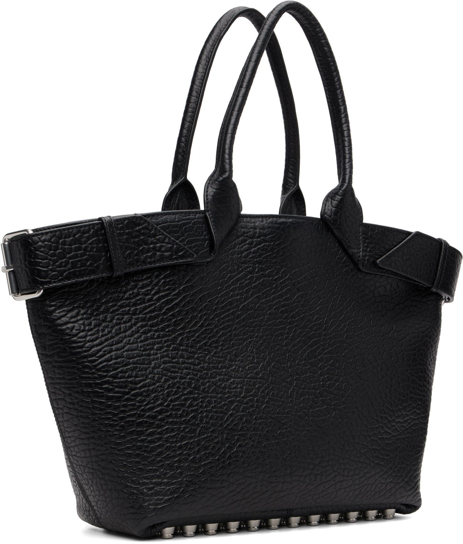 Голяма пазарска чанта Alexander Wang Alexander Wang Large Leather Rhett Tote Черно | 20325T60L, 1