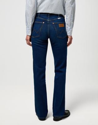 Дънки Wrangler Wrangler Posh Parade Straight Jeans 38x32 Синьо | 112371174:38:32, 0