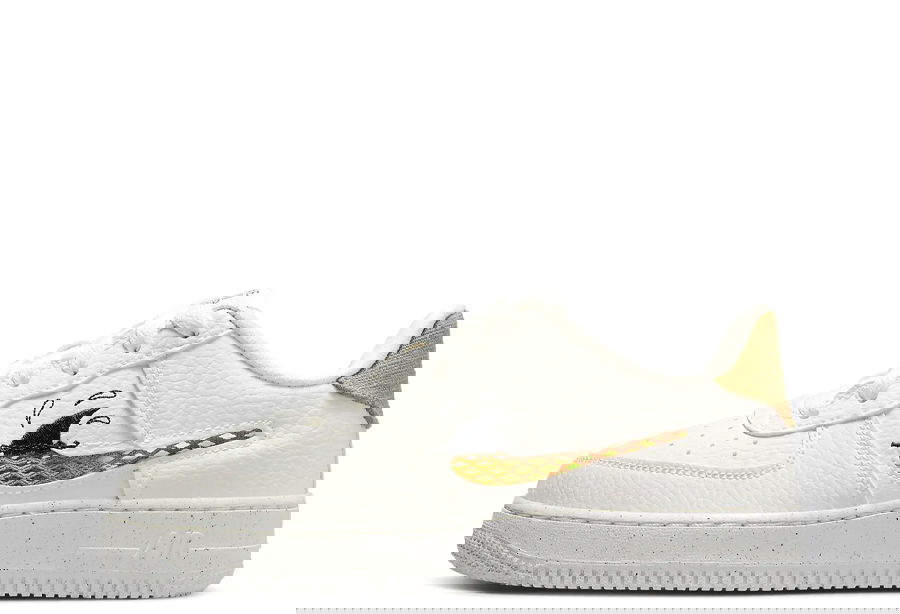 Кецове и обувки Nike Air Force 1 Low '07 LV8 Next Nature "Sun Club - White Shark's Fin" GS Бяло | DQ7690-100, 1