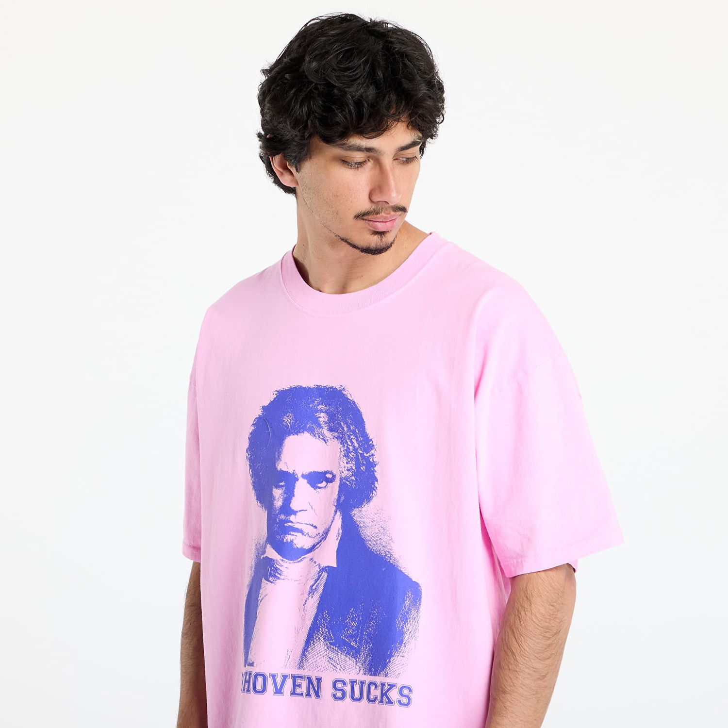 Тениска Pleasures PLEASURES Symphony Graphic T-Shirt Розово | P25SU052 PINK, 1