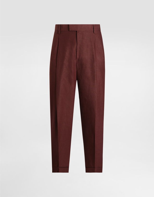 Dolce & Gabbana Linen Cropped Trousers