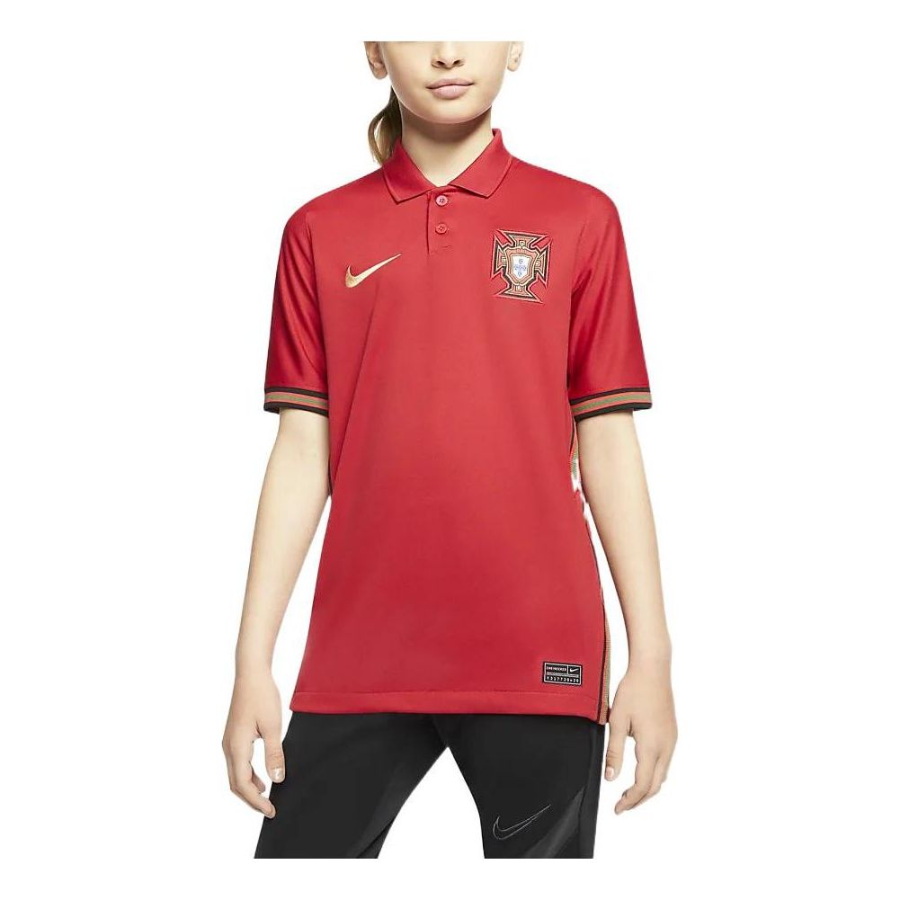 Поло тениска Nike Portugal 2020 Home Polo Shirt Червено | CD1040-687, 0