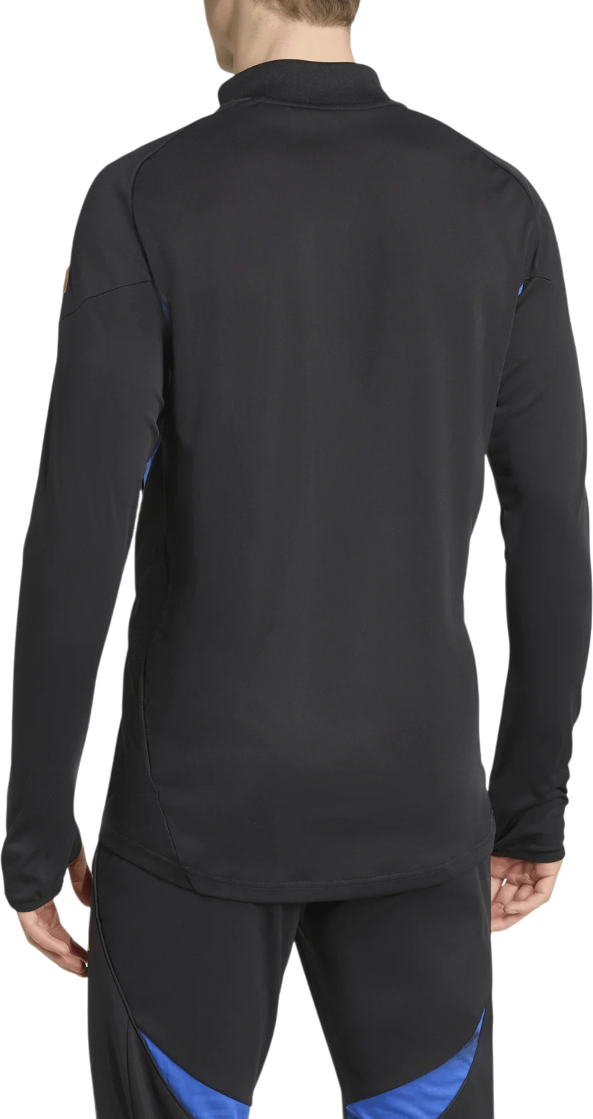 Суитчър adidas Originals Manchester United AEROREADY Quarter-Zip Long-Sleeve Training Top 2025/26 Черно | jp3143, 1