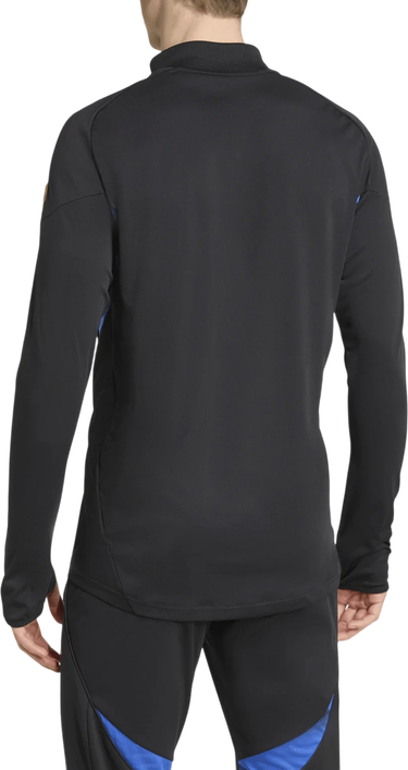 Суитчър adidas Originals Manchester United AEROREADY Quarter-Zip Long-Sleeve Training Top 2025/26 Черно | jp3143, 1