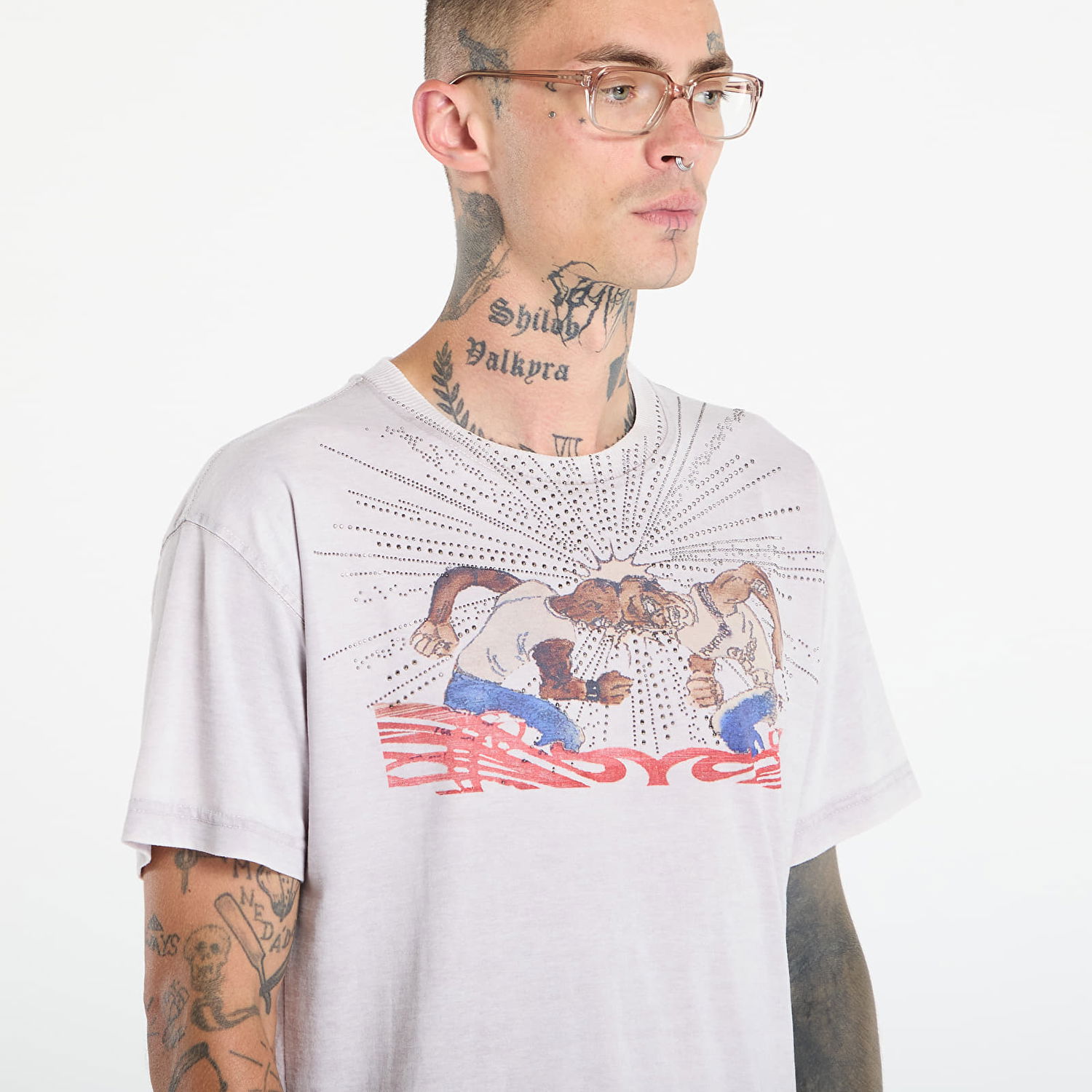 Тениска Diesel Diesel T-Norm-T15 Graphic T-Shirt Бяло | A19660_0PLBQ 9BZ, 1