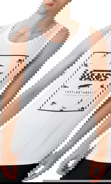Потник Vans Print Box Tank Top Бяло | vn0a31exypu1, 0