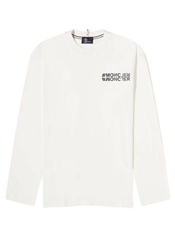 Moncler Grenoble Long Sleeve T-Shirt White 8D000-02-83927-034