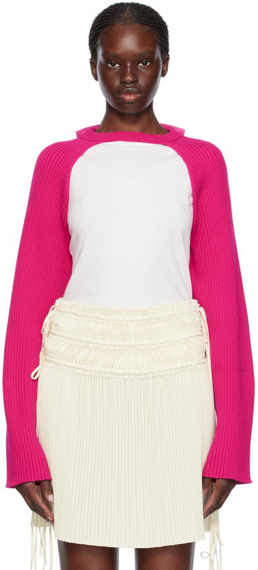Пуловер Helmut Lang Rib Sweater Розово | O01HW722, 0