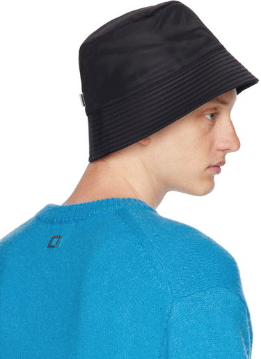 Шапка WOOYOUNGMI Nylon Bucket Hat Черно | W233AC53, 2