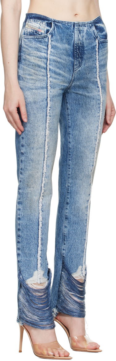 Дънки Diesel Diesel D-Ginna-FSG Straight Leg Jeans Синьо | A17934 0CMBM, 1