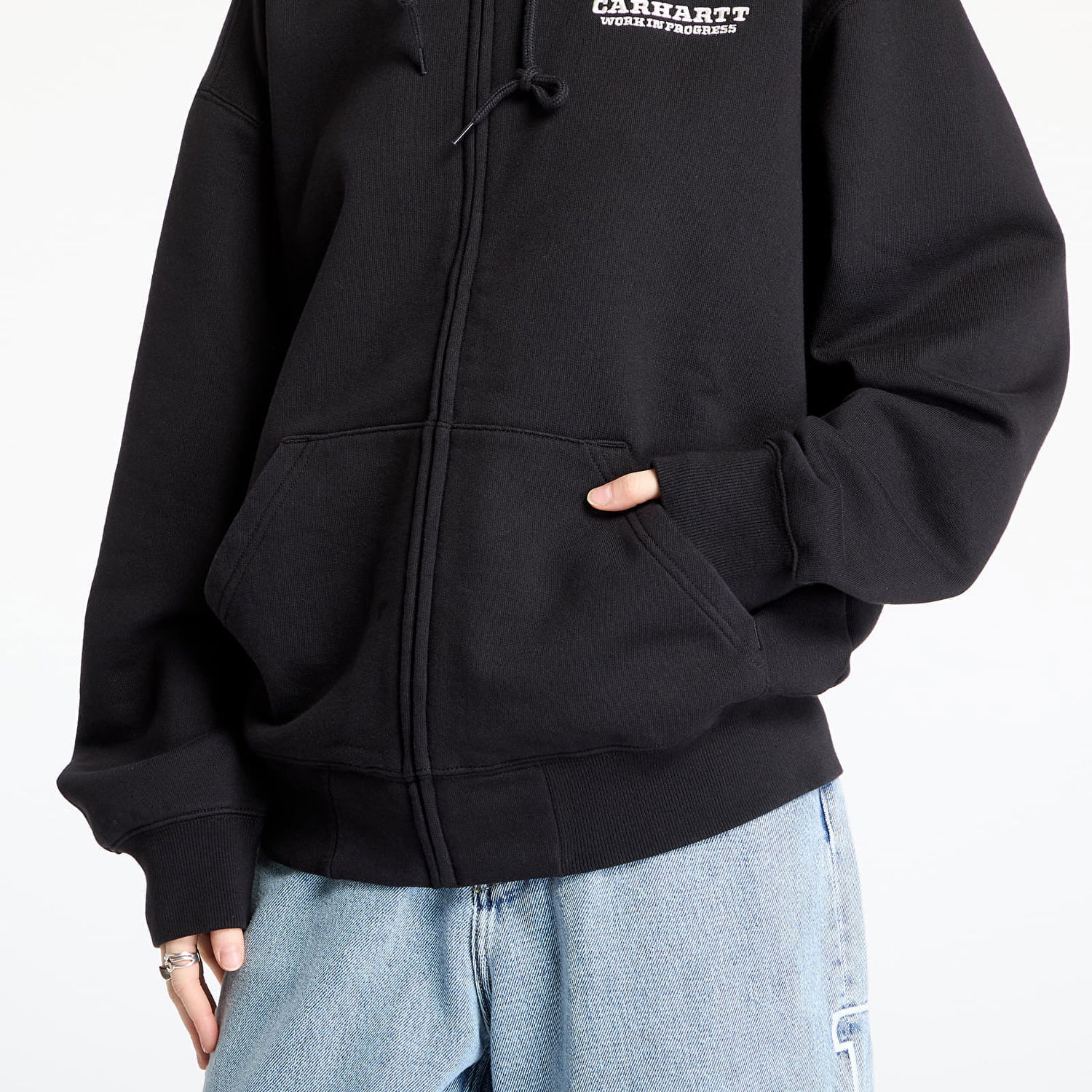 Суитчър Carhartt WIP Hooded Runaway Sweat Jacket Черно | I034414_K02_06, 0