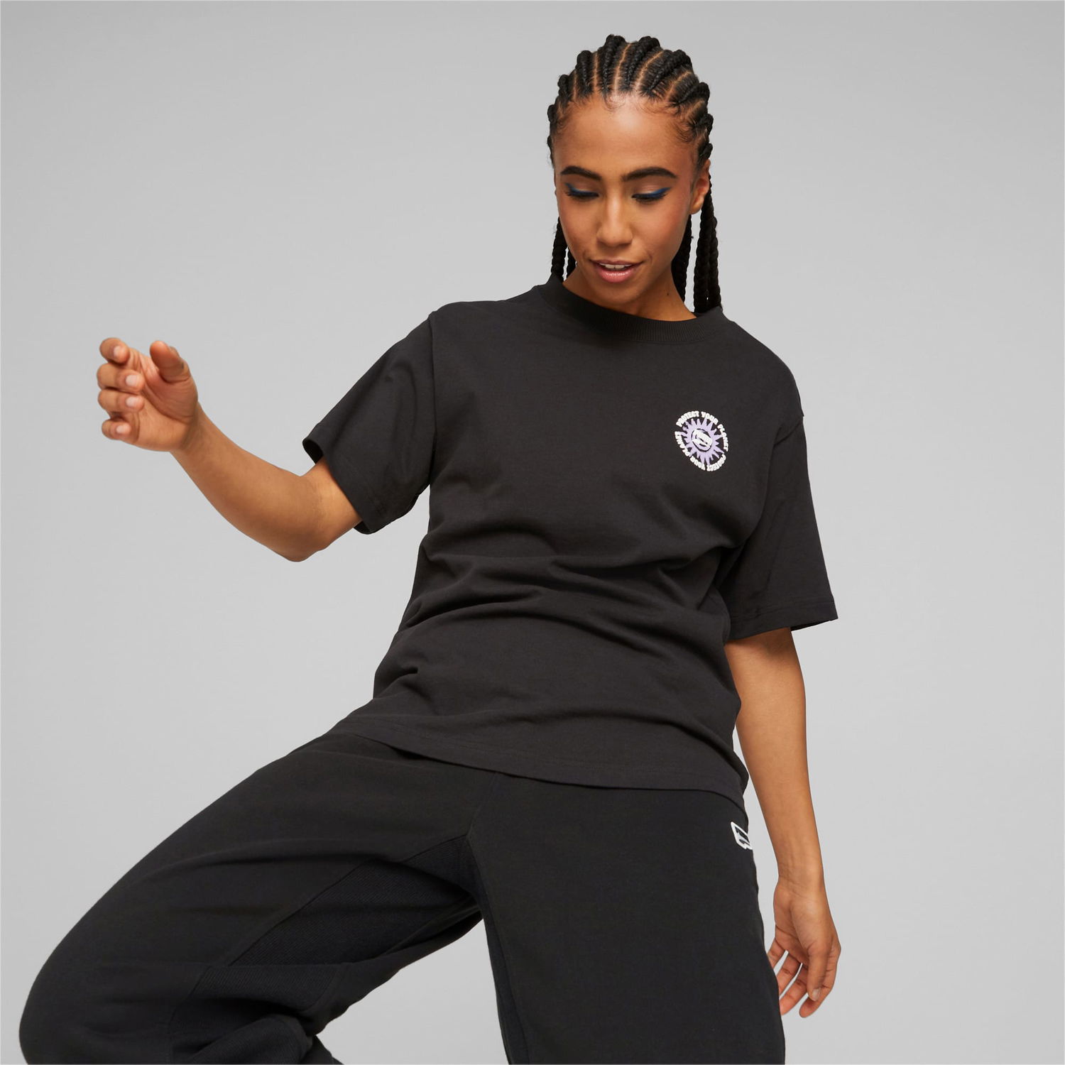 Тениска Puma Downtown Relaxed Черно | 538362_01, 1