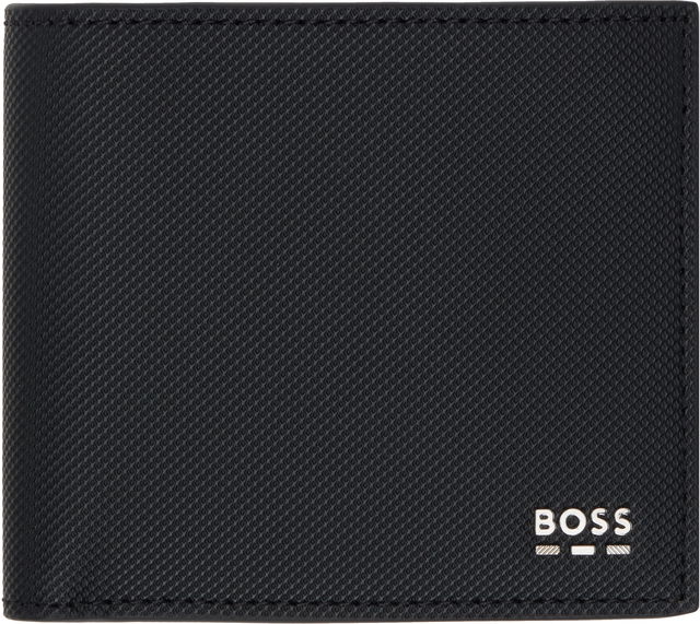 Bi-Fold Textured Leather Wallet