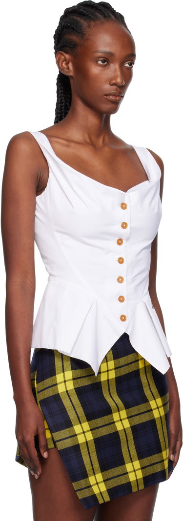 Потник Vivienne Westwood Vivienne Westwood Monday Vest Top Бяло | 15050012-W009Q-, 1