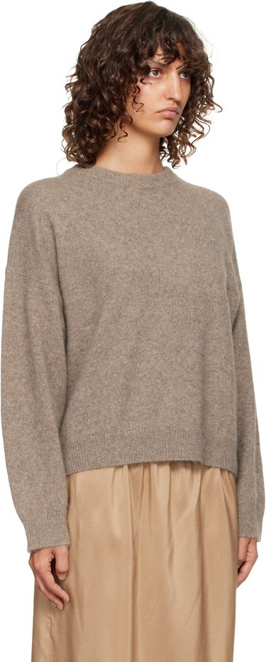 Пуловер Loulou de Saison Loulou de Saison Tristan Yak Blend Sweater Сиво | TRISTAN, 4