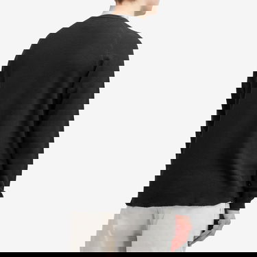Пуловер BEAMS Beams Plus Long Sleeve Thermal T-Shirt, Size Small Черно | 3814-0057-156-19, 3