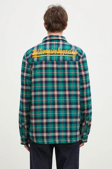 Риза BILLIONAIRE BOYS CLUB Billionaire Boys Club Padded Check Overshirt Зелено | B24430, 2