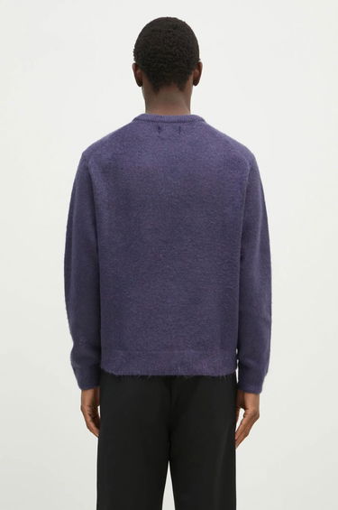 Пуловер thisisneverthat thisisneverthat Heart Logo Knit Sweater Лилаво | TN243KKNPK11, 2