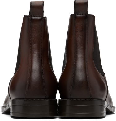 Кецове и обувки BOSS BOSS Leather Chelsea Boots Черно | 50552489, 4