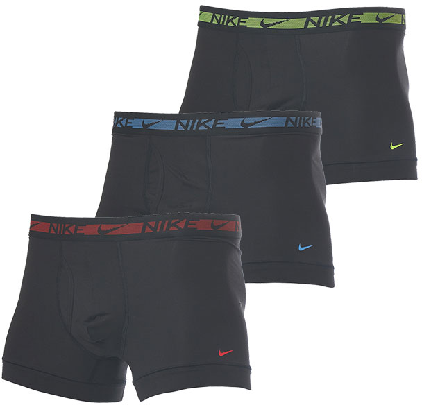 Боксерки Nike Trunk 3 Pack Boxers Черно | ke1029-9v5