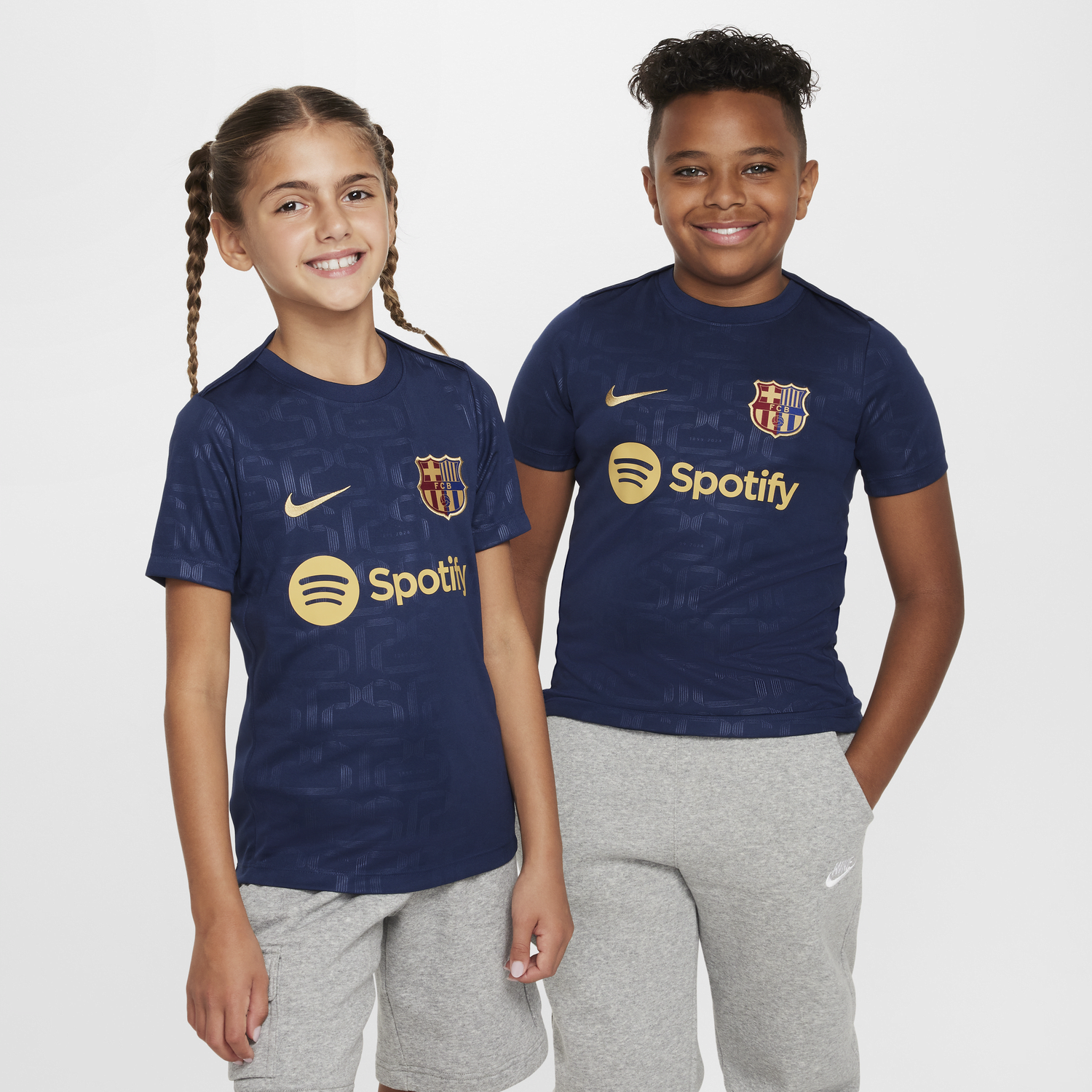 Фланелка Nike FC Barcelona Academy Pro Dri-FIT Pre-Match Soccer Jersey Тъмно синьо | FQ0011-411, 0