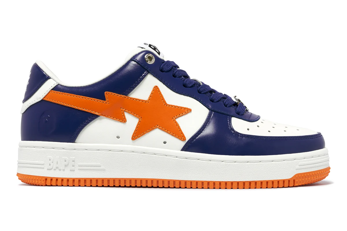 Кецове и обувки BAPE Bape Sta #3 Blue/Orange Черно | 0ZXSHM191303M-BLU, 0