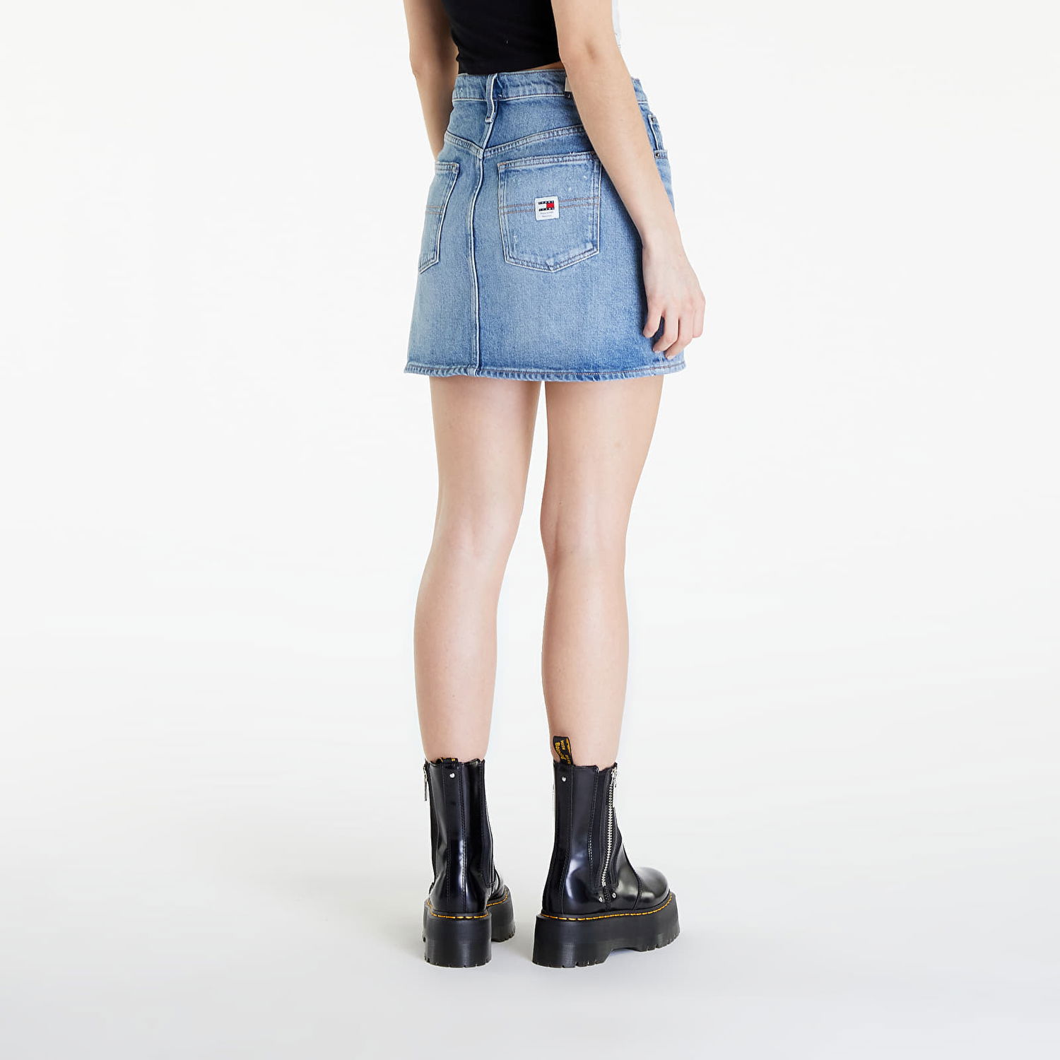 Пола Tommy Hilfiger Tommy Jeans Izzie Mid Rise Mini Classic Skirt Синьо | DW0DW17669 1A5, 1