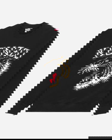Пуловер KENZO Tiger Varsity Jungle Crewneck Черно | FD65SW0494MF 99J, 6