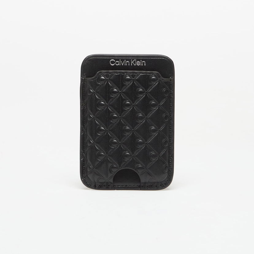 Портфейл CALVIN KLEIN Calvin Klein Aop Leather Magnetic Card Case Черно | LV04F1100G UB1