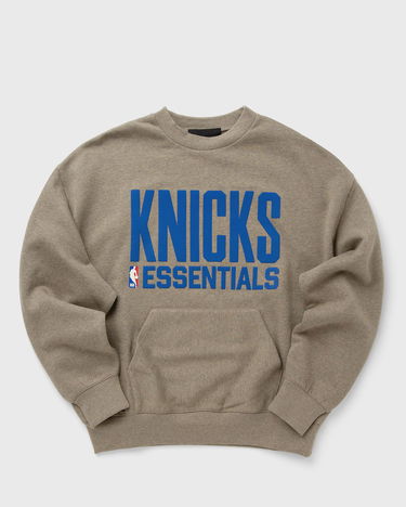 Суитчър Fear of God KNICKS ESSENTIALS Sports Fit Crewneck Sweatshirt with Kangaroo Pocket Бежово | 192NB256508F, 0