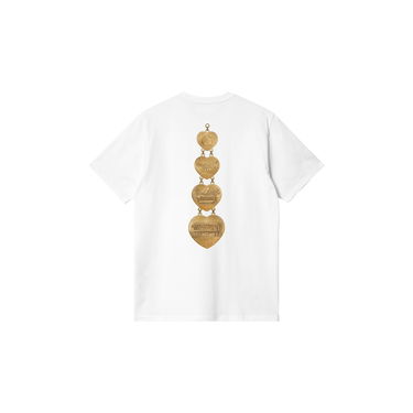 Тениска Carhartt WIP Carhartt WIP Hartt Chain Short Sleeve T-Shirt Бяло | I034663_14, 2