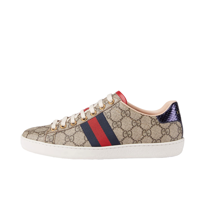 Кецове и обувки Gucci Ace 'GG Supreme Navy' (W) Бежово | 499410 K2LH0 9768/499410 96G50 9768