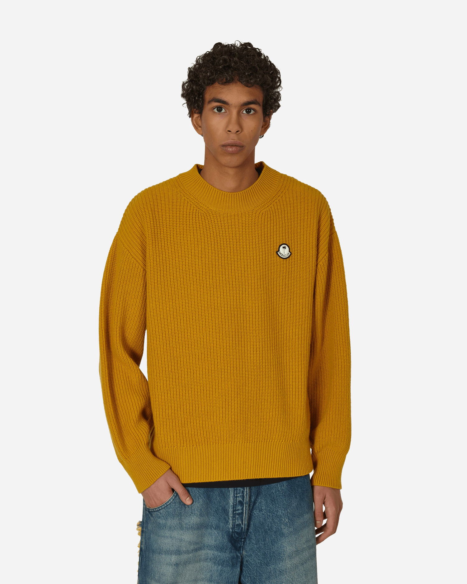 Пуловер Moncler Palm Angels x Wool Sweater Оранжево
 | 9C00002M1241 131, 0