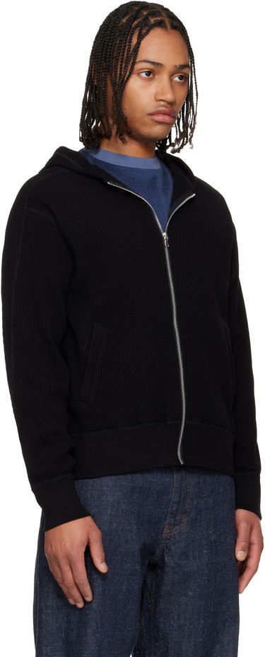 Суитчър NANAMICA Zip-Up Thermal Hoodie Черно | S25FH071U, 1