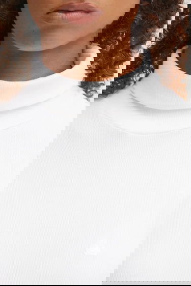 Тениска Carhartt WIP Philipa Long Sleeve Ribbed Mockneck T-Shirt Бяло | I035470.02XX, 3