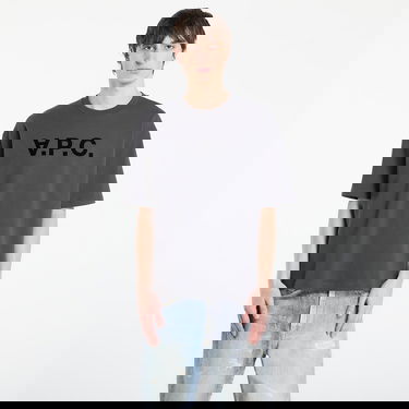 Тениска A.P.C. A.P.C. Logo-Detail T-Shirt Сиво | COHLR-M26385 LZA, 0