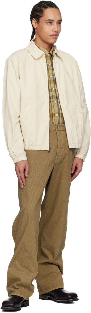 Ветровка Polo by Ralph Lauren Ralph Lauren 'The Bayport' Mineral-Dyed Poplin Bomber Jacket Бяло | 710961831002, 3