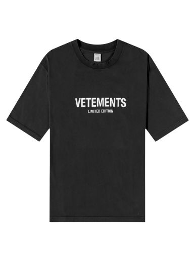 Тениска VETEMENTS Limited Edition Черно | UE54TR170B