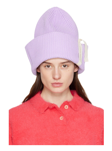 Шапка Jacquemus Le Raphia 'Le Bonnet Pipa' Beanie Лилаво | 23E235AC547-5045