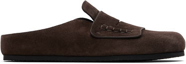 Кецове и обувки Jacquemus 'The Mules' Suede Loafers Кафяво | 25HFOW00186AC09A06, 0