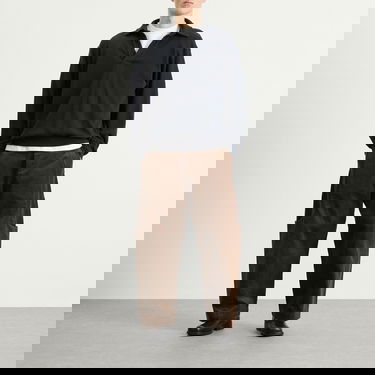 Поло тениска LES TIEN Thermal Banded Long Sleeve Polo Черно | TH-1156-FBLK, 4