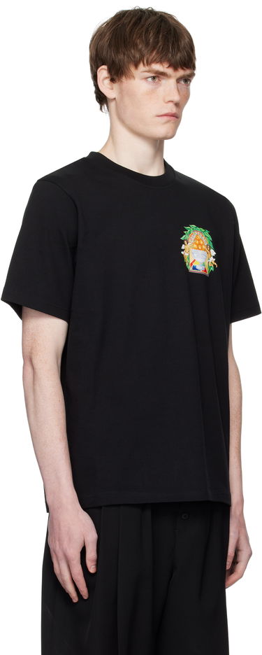 Тениска Casablanca Casablanca Triomphe D'Orange Graphic T-Shirt Черно | MPF25-JTS-001-24-EX-FLANNELS, 1