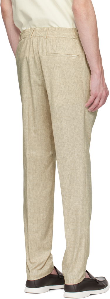 Панталони BOSS BOSS Formal Water-Repellent Trousers Бежово | 50539484, 2