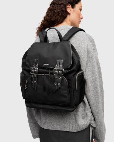 Раница GANNI Bucky Nylon Backpack Черно | A6526-099, 2
