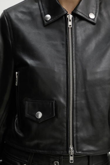 Яке STAND STUDIO Stand Studio Brooke Cropped Leather Jacket Черно | 66384.7750, 4