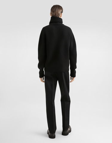 Пуловер Dolce & Gabbana Wool Cardigan With Logo Tag Черно | GXW42TJCVWKN0000, 2