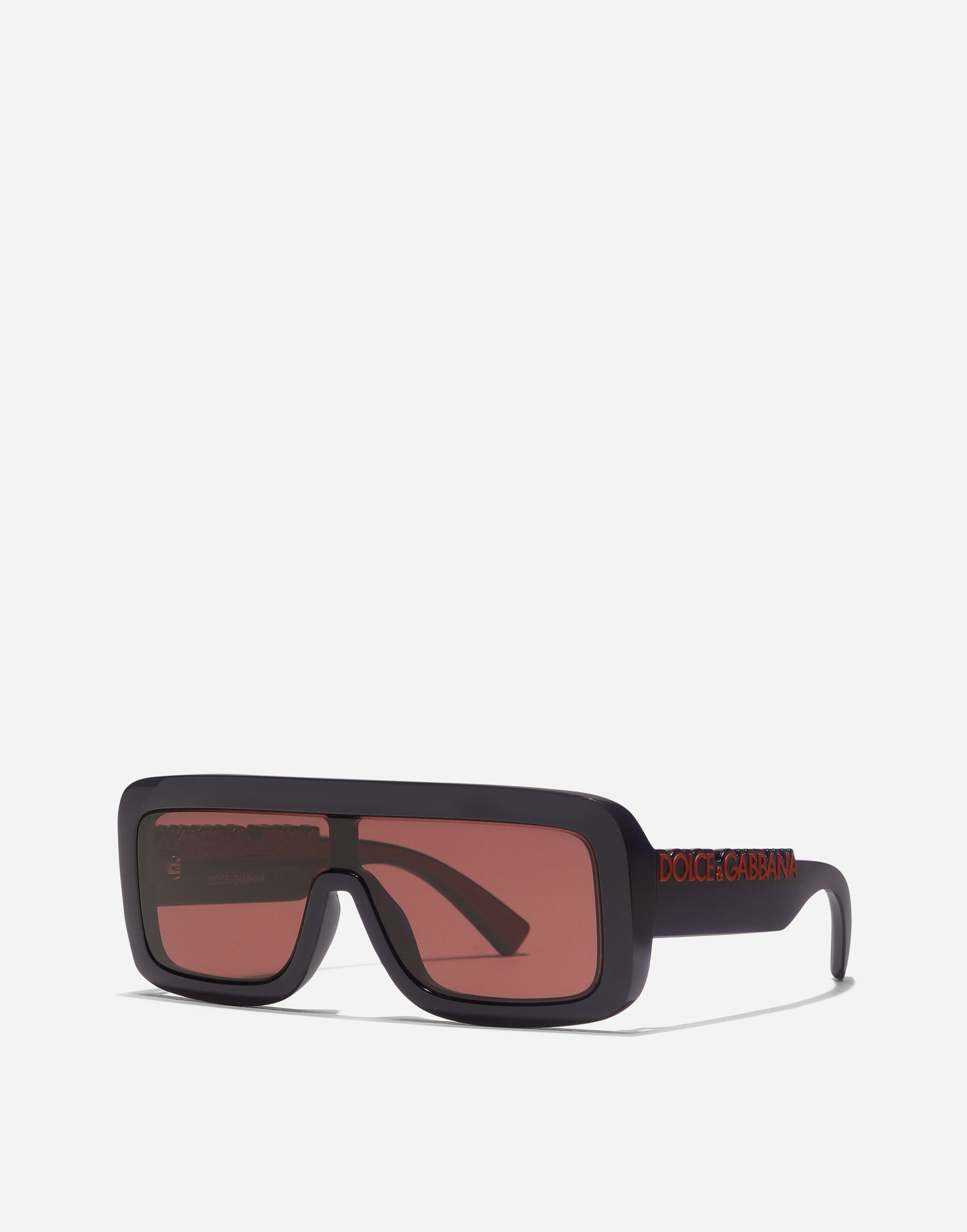 Слънчеви очила Dolce & Gabbana Dolce & Gabbana Dg Logo Rectangular Shield Sunglasses Onesize Черно | VG601FVN9759V000, 1