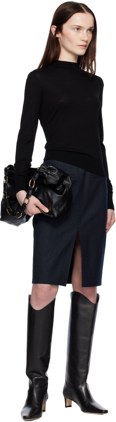 Пуловер Anine Bing Monique Long Sleeve Sweater Черно | A-09-10130-BLK1, 3